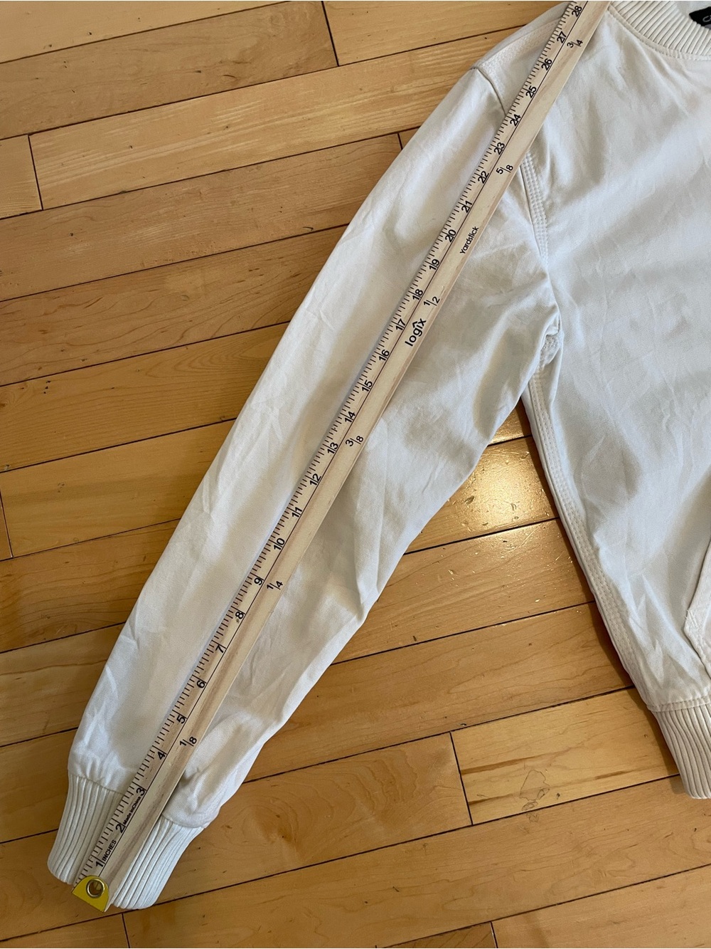 CARHARTT Women’s Crawford Bomber Jacket Coat, Ivory, Zip Up, SIZE S - Picture 11 of 11